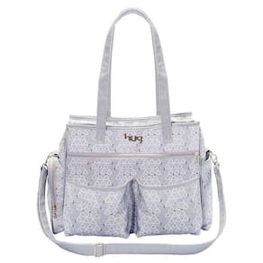 Bolsa Maternidade com Trocador Jujuba Hug Cor Cinza