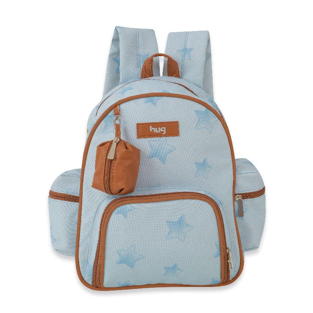 Mochila Maternidade Céu Estrelado Hug Cor Azul Bebê