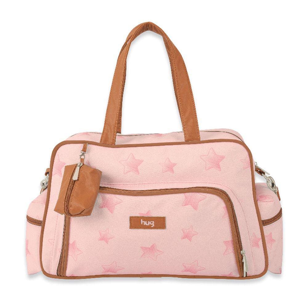 Bolsa Maternidade Céu Estrelado Hug Cor Rosa
