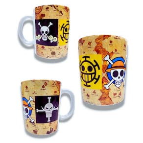Canéca Xicara Chá Café Personalizada Bandeira One Piece