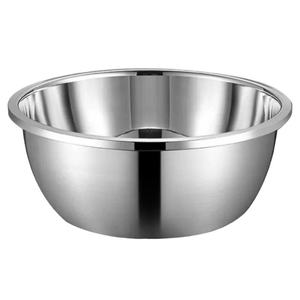 Tigela Bowl Em Inox P/ Servir Saladas Frutas Legumes 32CM