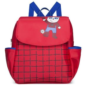 Mochila Infantil Biel Aranha Classic for Bags Cor Vermelho