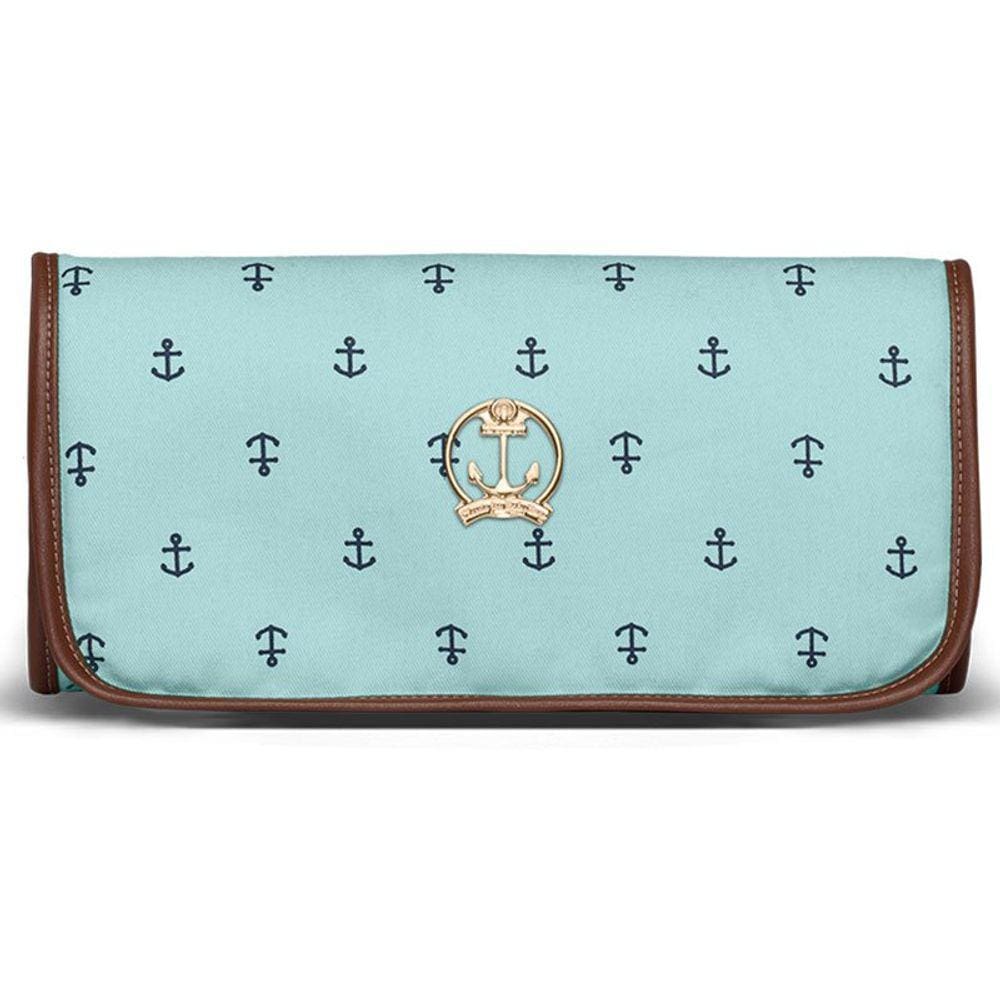 Trocador Portátil Navy Sarja Classic For Bags Cor Azul Bebe