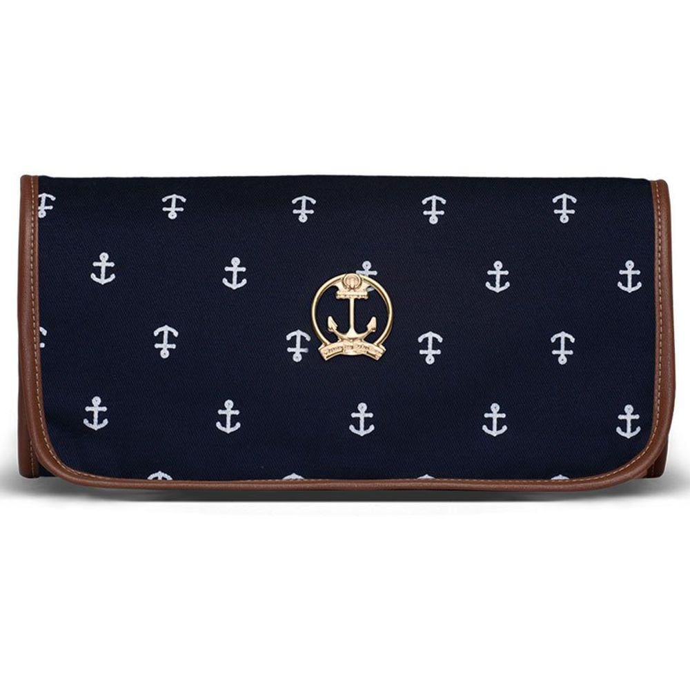 Trocador Portátil Navy Sarja Classic for Bags Cor Azul