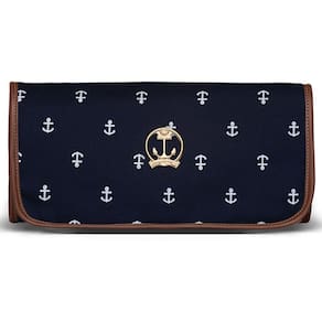 Trocador Portátil Navy Sarja Classic for Bags Cor Azul