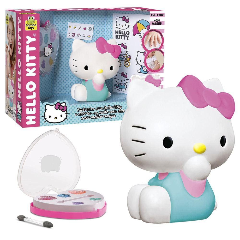 Boneca Hello Kitty Para Colorir Com Canetinhas Para Pintar em