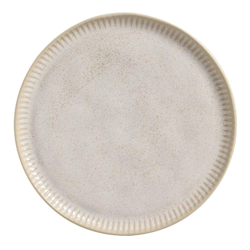 Conjunto c/ 6 Pratos Raso Linhas Latte Ø 27,5cm