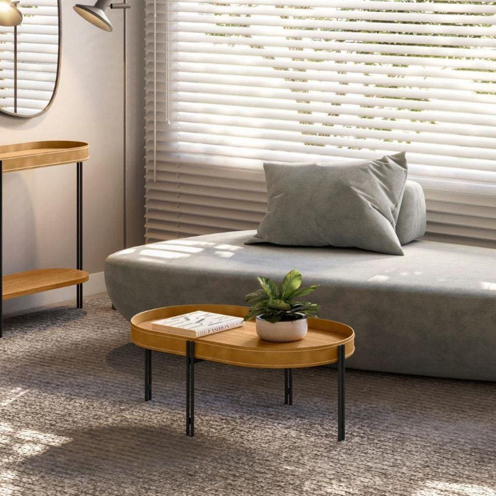 Mesa de Centro 93cm Mônaco Linea Brasil