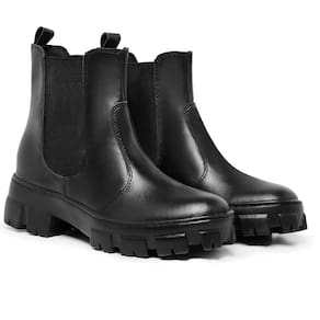 Bota Cano Curto Calce Fácil First Concept Elástico Laterais