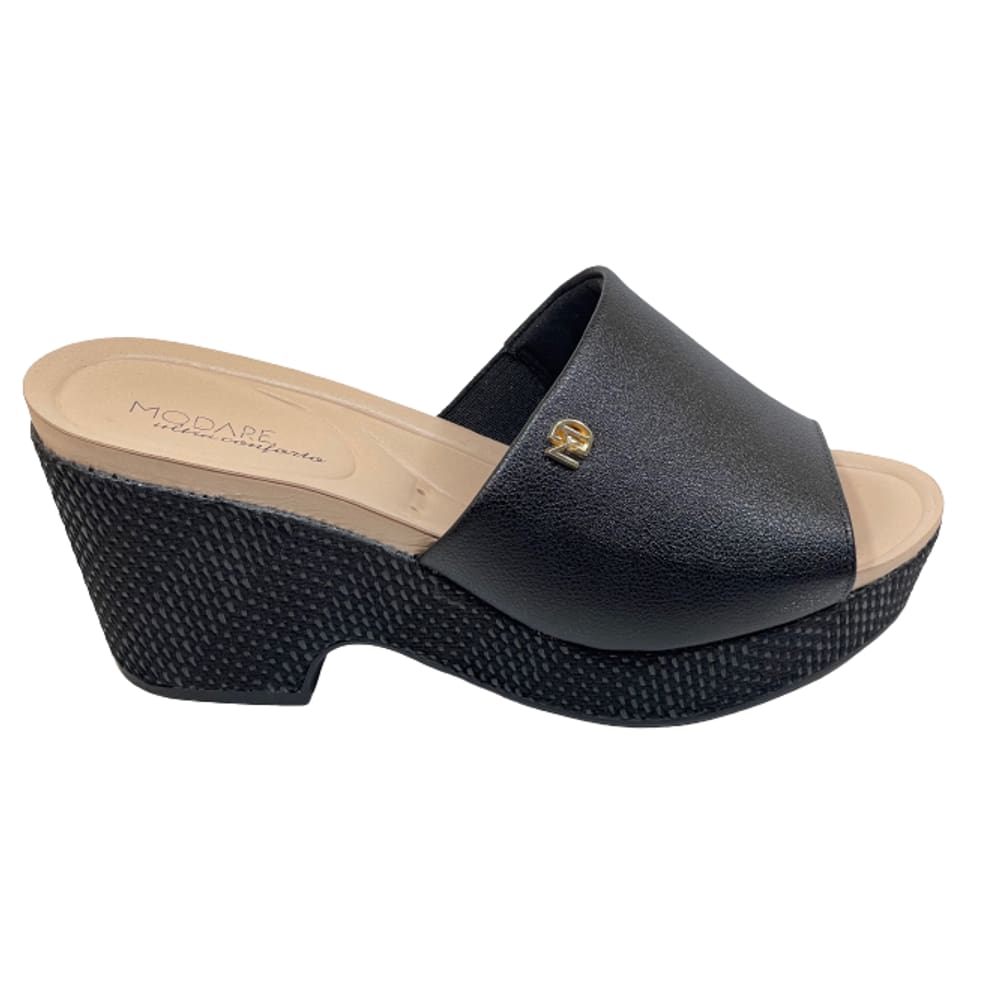 Chinelo Tamanco Salto Alto Anabela Modare 7137.223