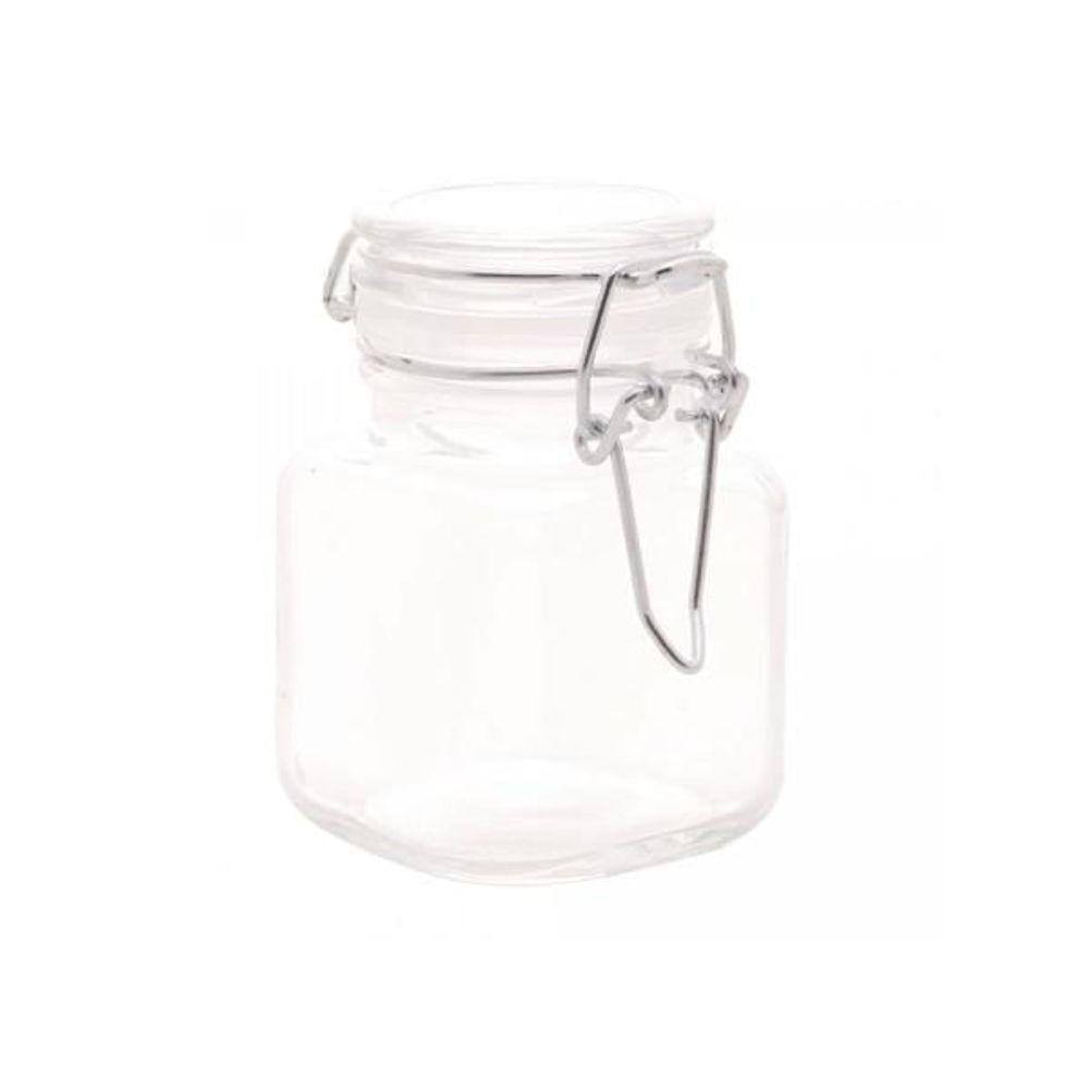 Pote hermético em vidro com silicone Lyor 180ml