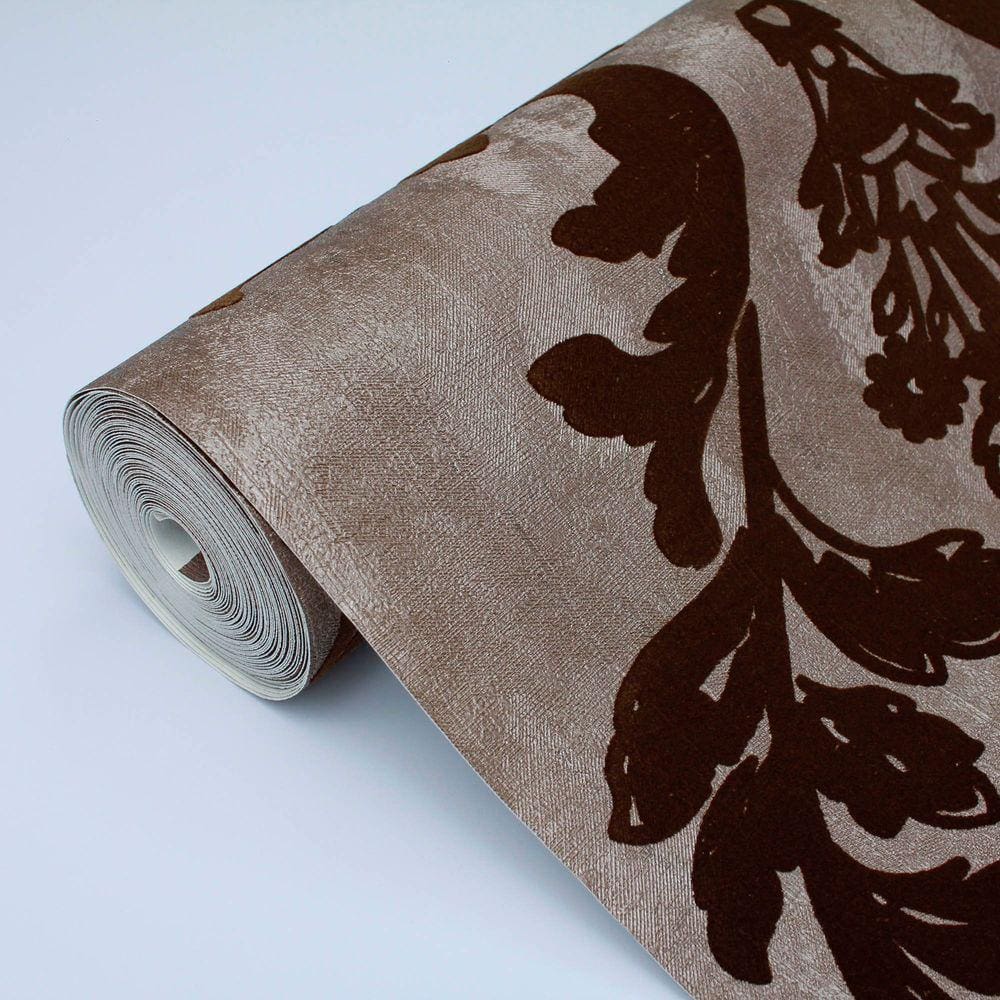 Papel de Parede Aveludado Arabesco DK-0104 - 0,53X10m ( ± 3%)