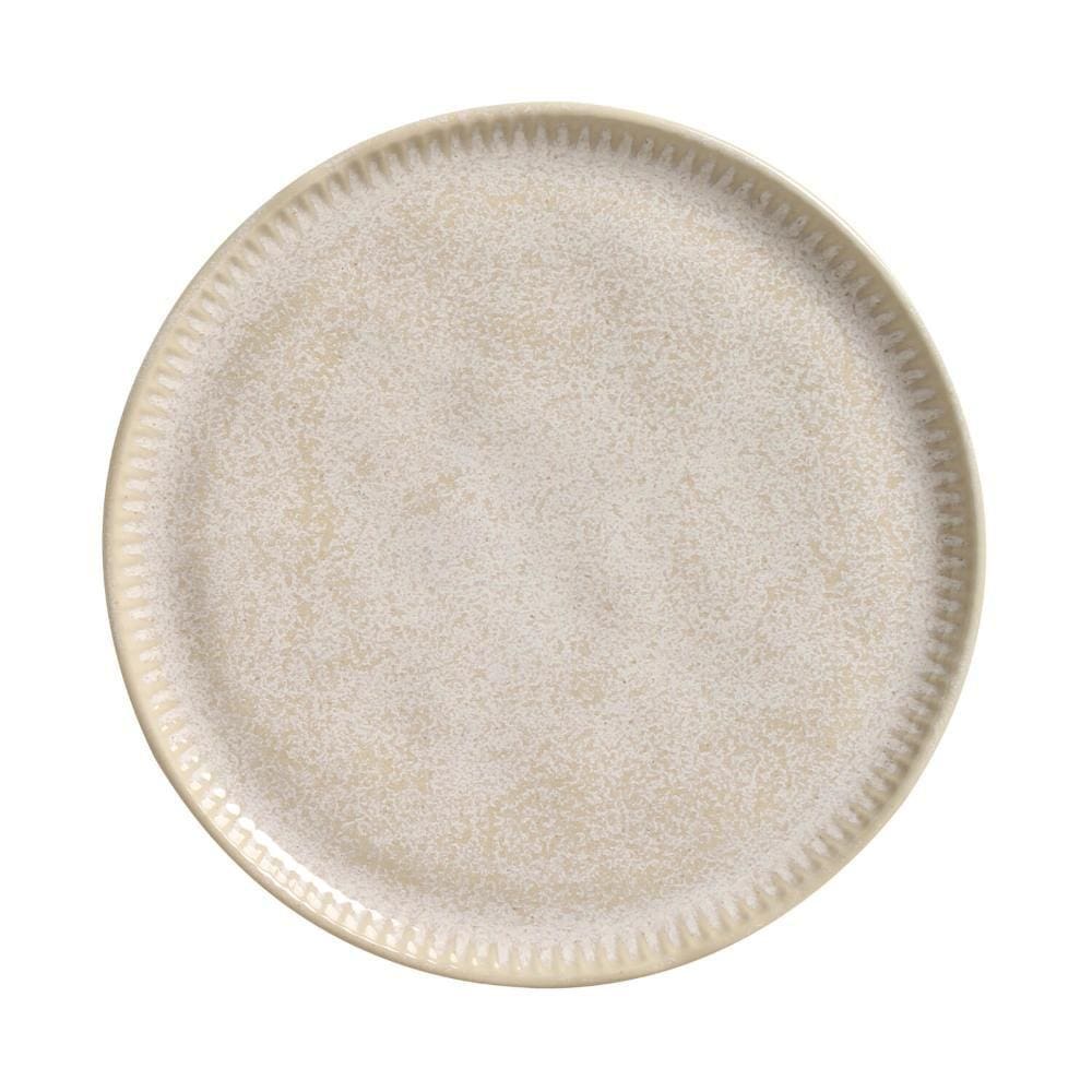Conjunto c/ 6 Pratos de Sobremesa Linhas Latte Ø 21,5cm