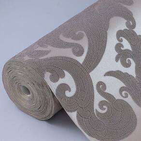Papel de Parede Vinilizado Arabesco DK-0062 - 0,70x10m ( ± 3%)