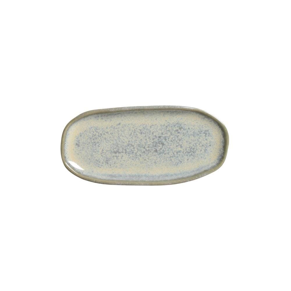 Conjunto c/ 4 Travessas Oval Rasa Mini Orgânico Green Granite 16,5x8cm