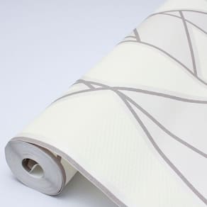 Papel de Parede Vinilizado Geométrico DK-0101 - 0,53X10m ( ± 3%)