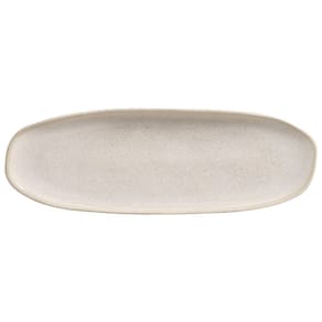 Conjunto c/ 4 Travessas Oval Rasa Grande Orgânico Latte 36x13cm