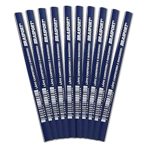 Lápis para Carpinteiro 10 Unidades 8262 BRASFORT