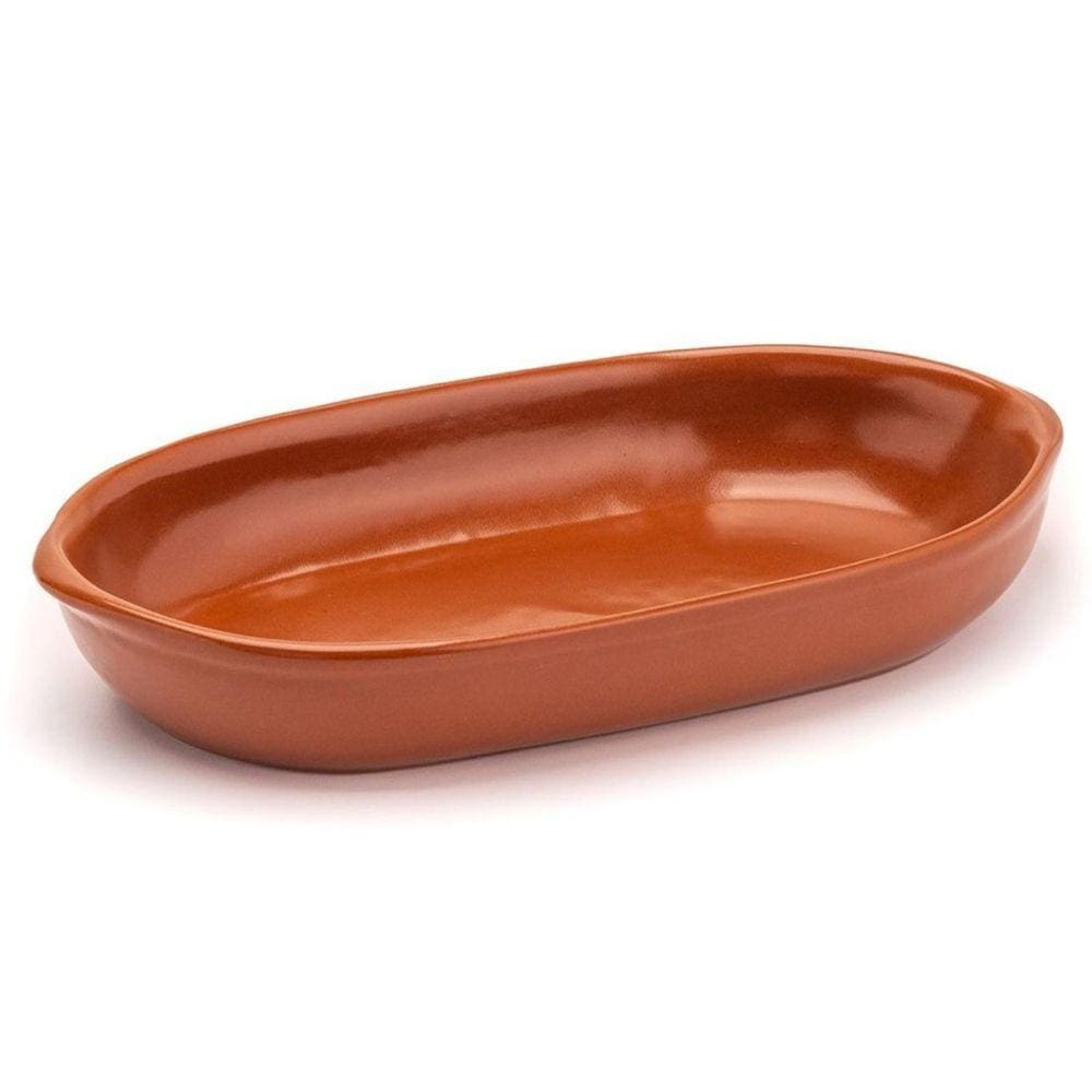 Travessa Refratária Oval 29x16 cm Bella Refratários