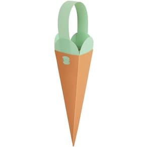 Cenourinha de Páscoa Cone Embalagem para Chocolate Docinhos Presente Dello
