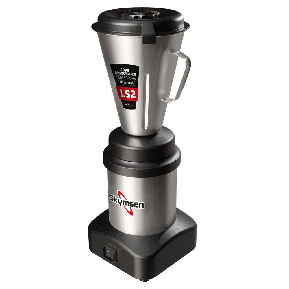 Liquidificador Comercial Baixa Rotação 2 Litros em Aço Inox Bivolt Skymsen