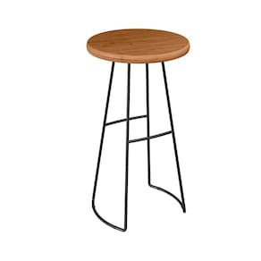 Mesa Bistrô Alta para Cozinha Estilo Industrial Aura D09 Peroba - Mpozenato