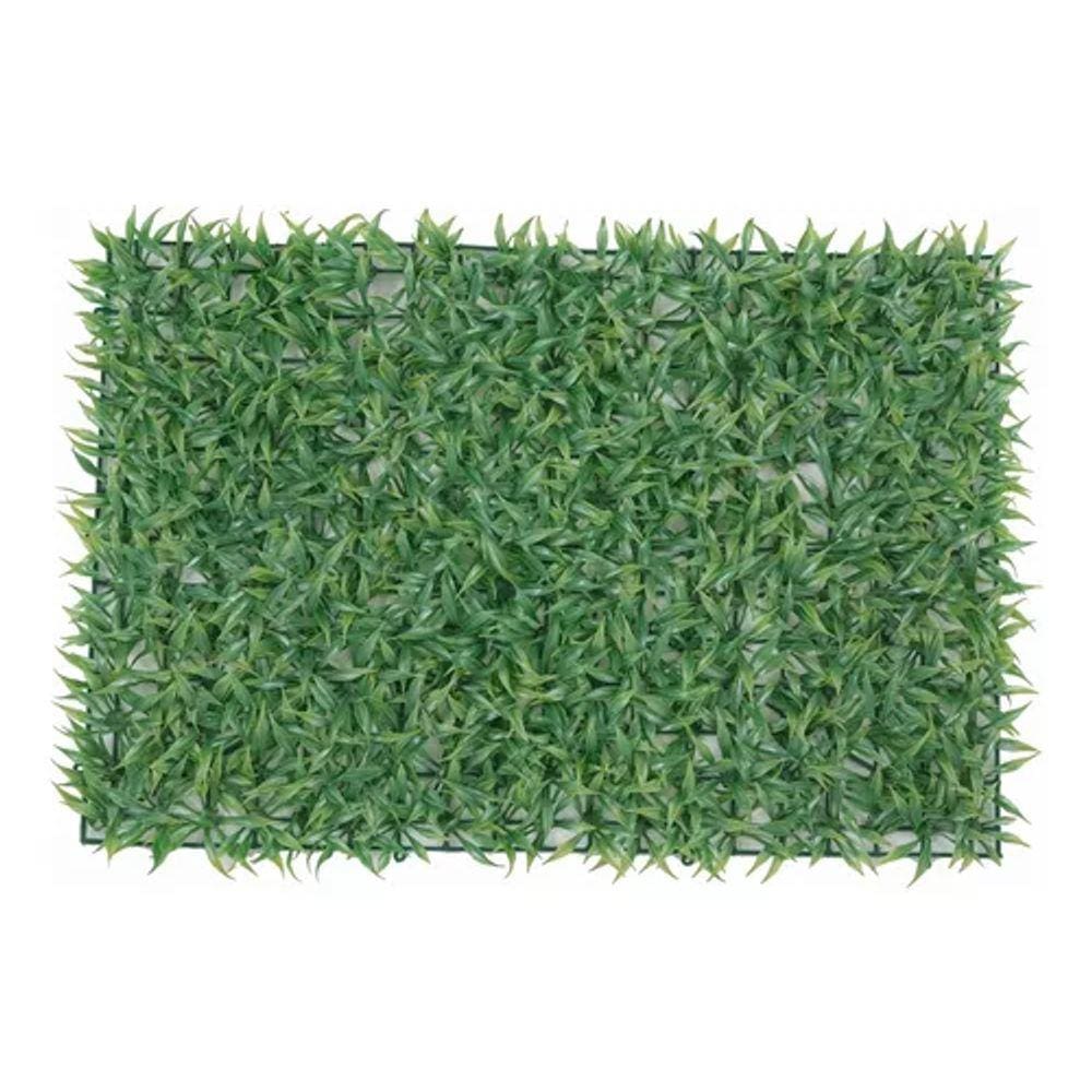 Placa Jardim Vertical Orquidea Folhagem Artificial 60x40cm