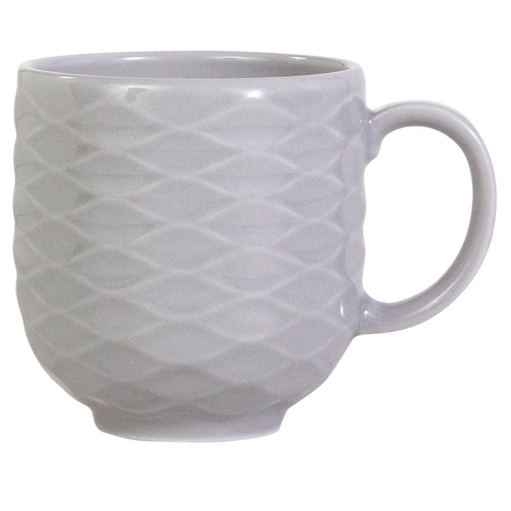 Caneca Ondas 350 ml Cinza Germer