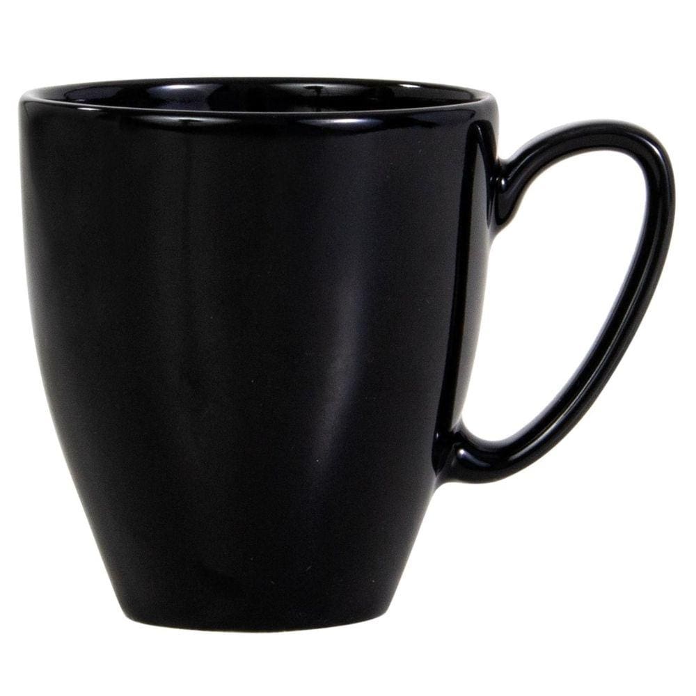 Caneca Oval 310 ml Preta Germer