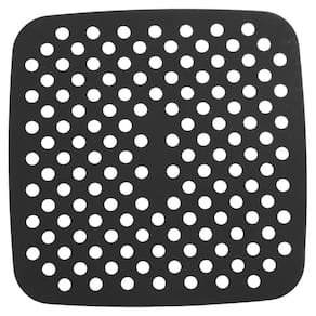 Forro para Airfryer em Silicone Quadrado 19 cm Preto Hauskraft