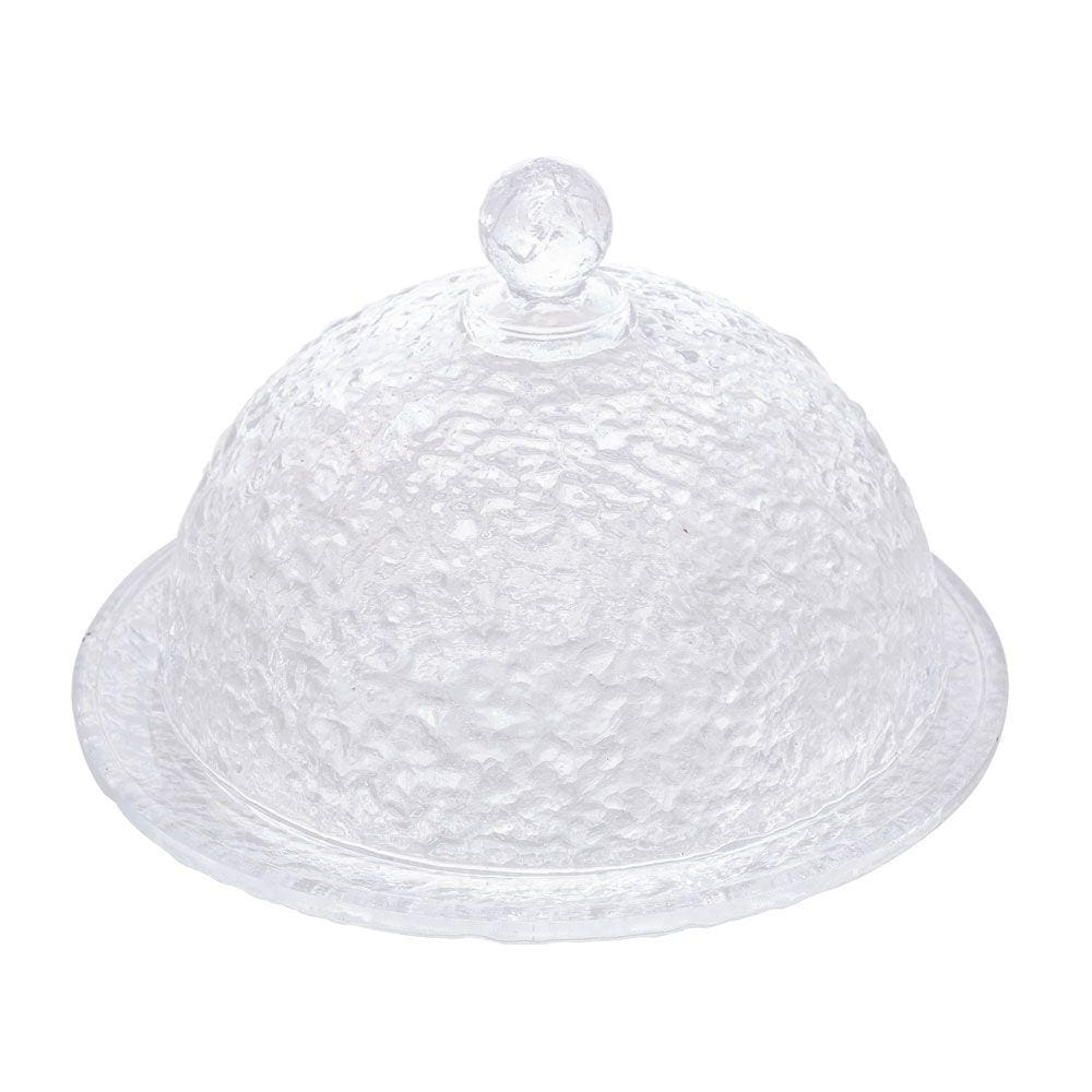 Queijeira de Cristal Petra Transparente 19,5cm 2780 Lyor