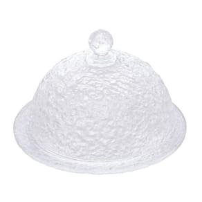 Queijeira de Cristal Petra Transparente 19,5cm 2780 Lyor
