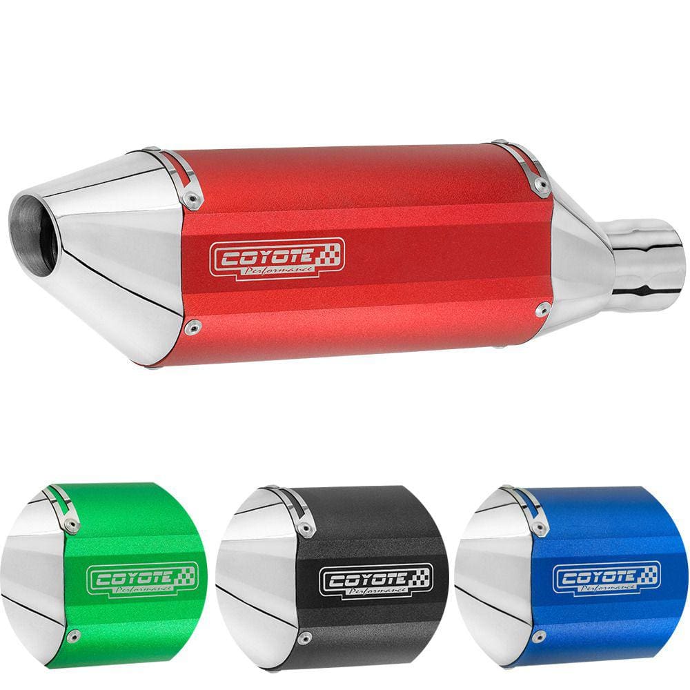 Escape / Ponteira + Curva Inox Coyote Performance - CG 150 / Cg 160 Titan Fan Start ano 2014 em Diante - Honda