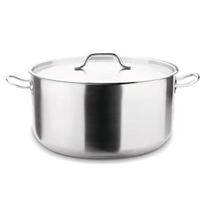 Caçarola Profissional 17,5 litros em Aço Inox com Tampa 36 cm Hércules