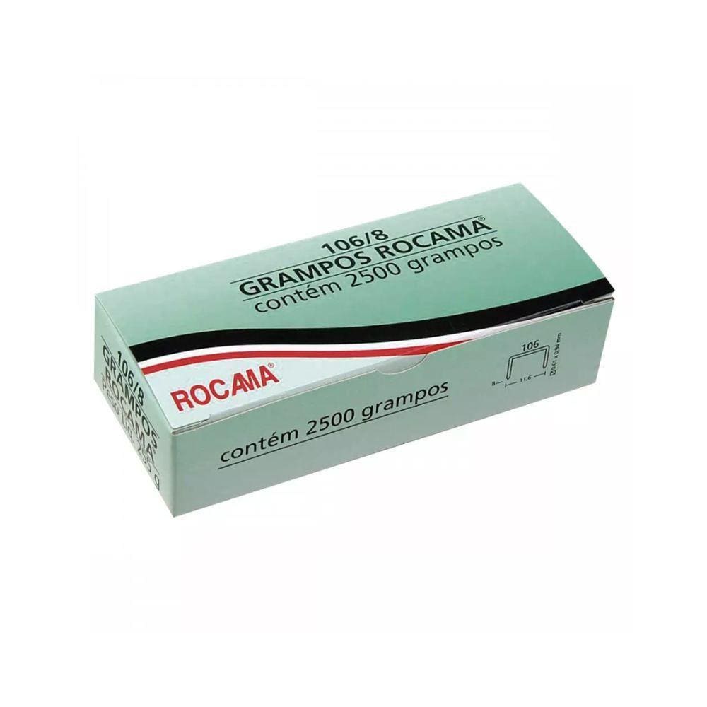 Caixa de Grampo Reto 106/8 Rocama