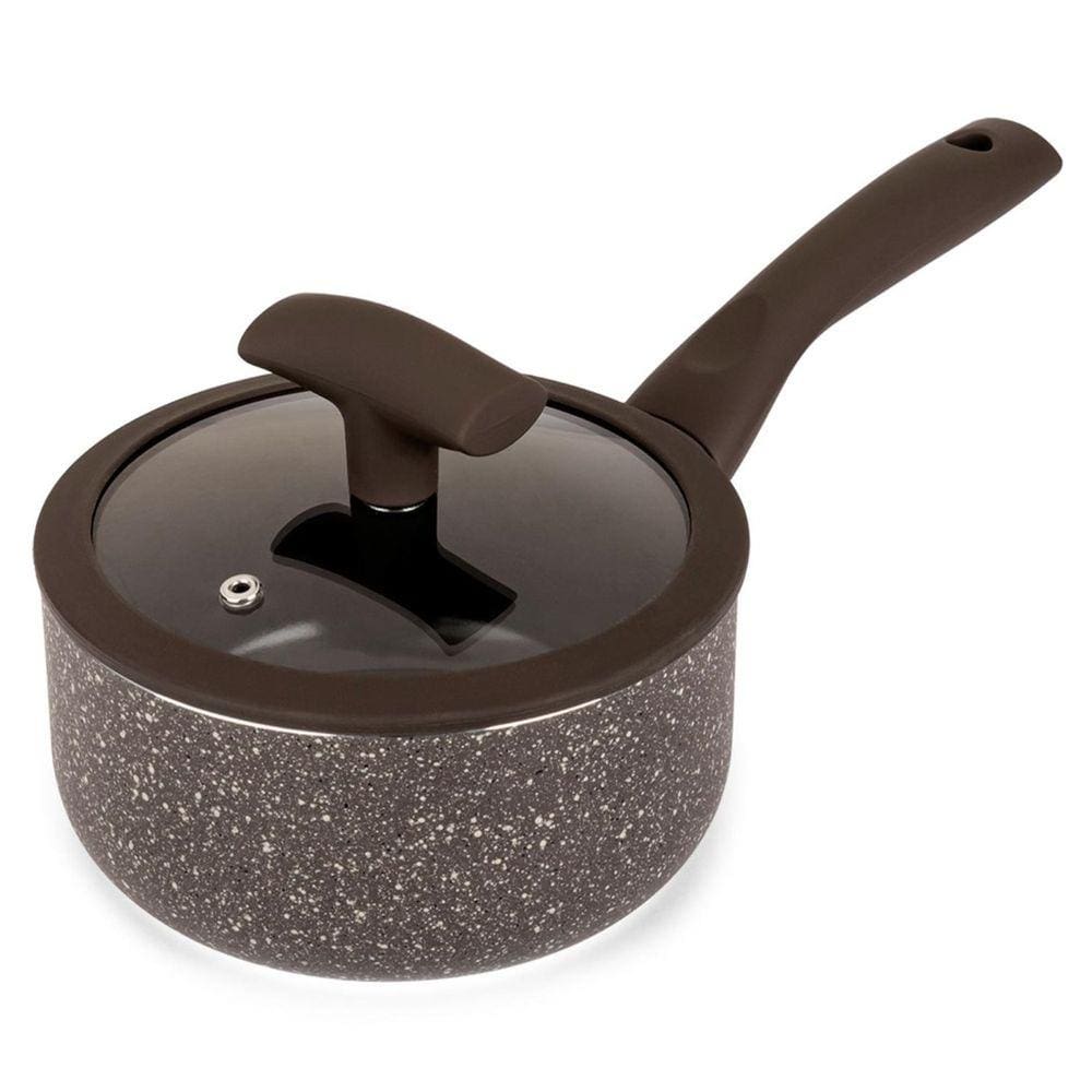 Panela com Fundo de Indução 2,5 Litros em Alumínio 20 cm Marrom Hércules