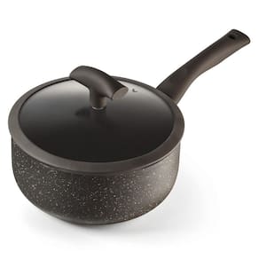Panela com Fundo de Indução 1,75 Litros em Alumínio 18 cm Marrom Hérculescules