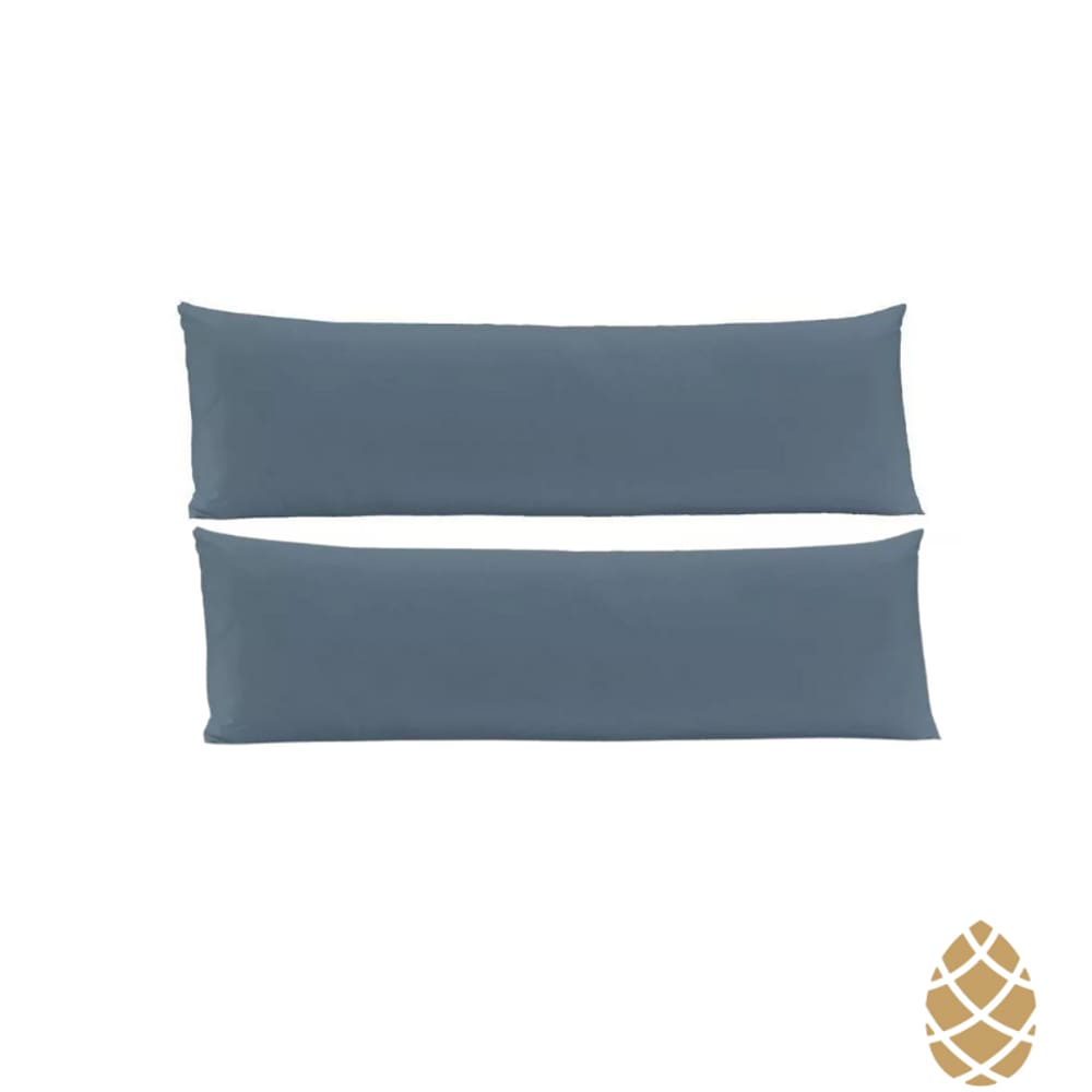 Kit 2 Fronhas Toque Acetinado 40x130 Altenburg Azul Dimensão