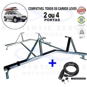 Rack Teto Escada Gol Bola G2 G3 G4 G5 G6 G7 + 1 Trava Seg