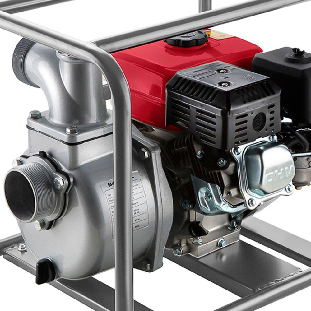 Motobomba À Gasolina 5,5cv 3 Pol. com Partida Manual B4t-706 Branco