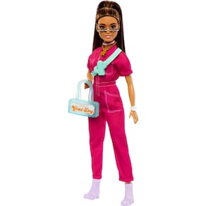 Barbie Fashion Filme Deluxe Macacão Rosa HPL76 Mattel