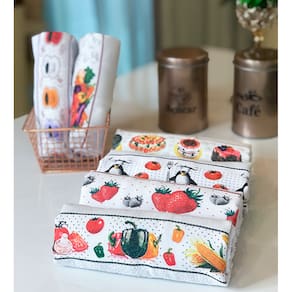 Kit 10 Pano de Prato Bom e Barato Pano de Copa Branco Pano de Louça super absorvente Marca Casa da Toalha