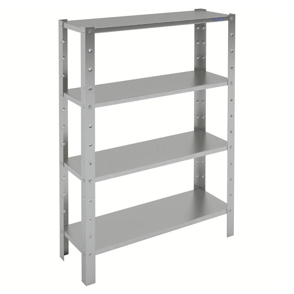 Estante em Aço Inox com 4 Prateleiras 183x110 cm Tramontina