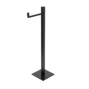 Papeleira de Chão Preto Simples Inox - Rodinox
