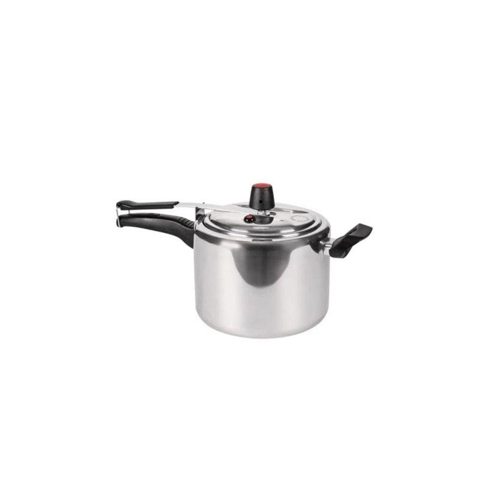 Panela de Pressão Polida 4,5 L Vapt - Brinox - Alumínio com 3 Sistemas de Segurança