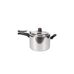 Panela de Pressão Polida 4,5 L Vapt - Brinox - Alumínio com 3 Sistemas de Segurança