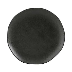 CONJUNTO C/ 6 PRATOS DE SOBREMESA ORGÂNICO CARBON Ø 19,5cm