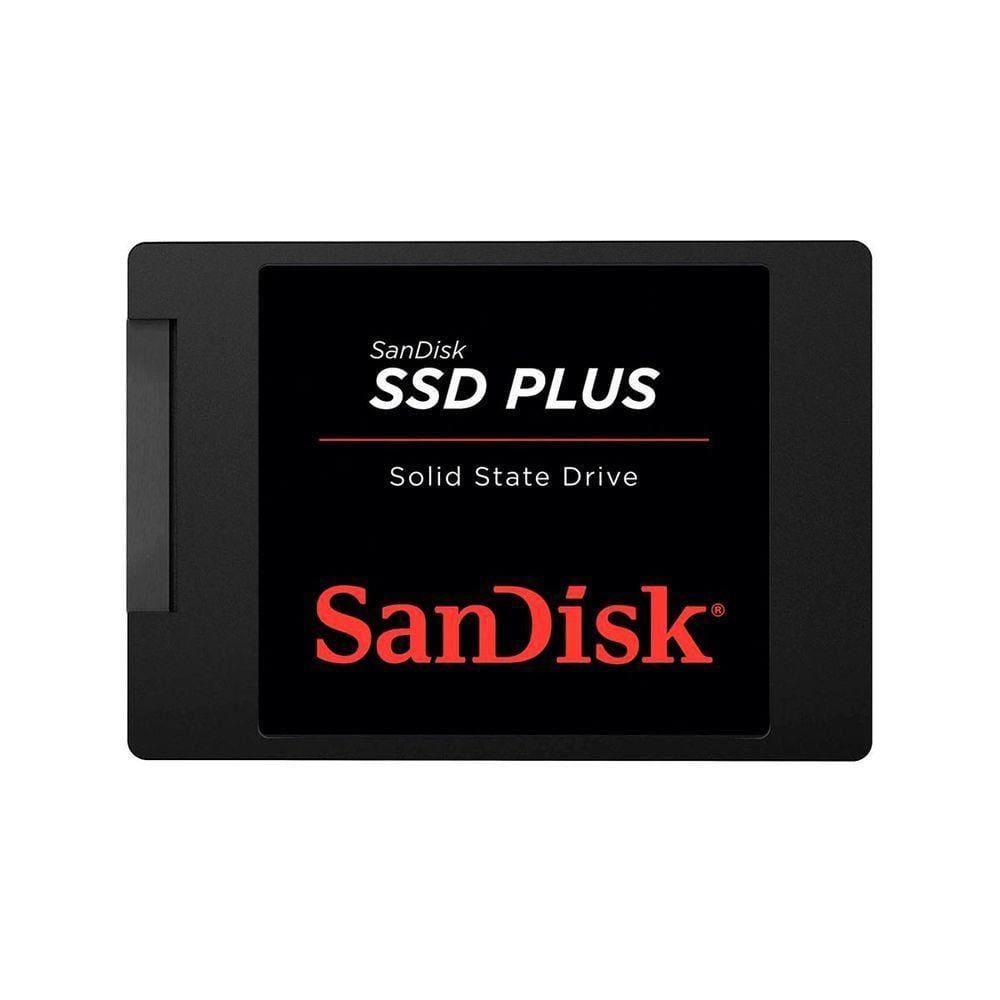 Ssd 1tb Sandisk Plus, Leitura 535mb/s, Gravação 350mb/s, Sata Iii 6gb/s - Sdssda-1t00-g27