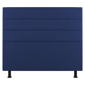 Cabeceira Cama Box Casal King Size Malik 195cm Suede Azul - Abmaza