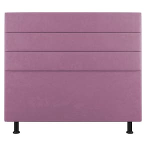 Cabeceira Cama Box Casal Queen Size Malik 160cm Suede Rosa - Abmaza